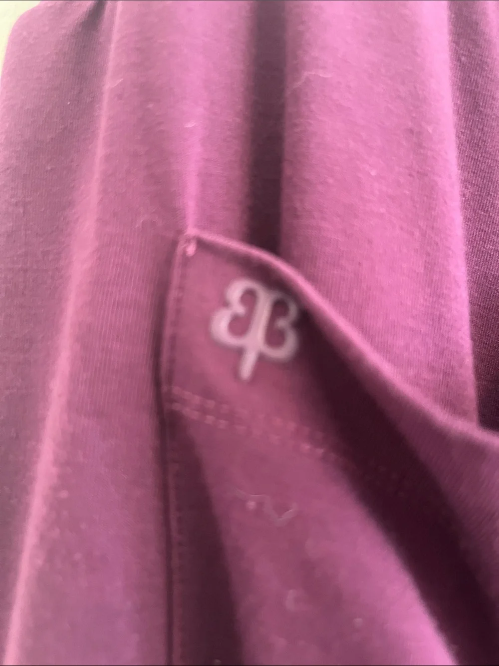 Betabrand Plum Wide-Leg Draped Palazzo Pants